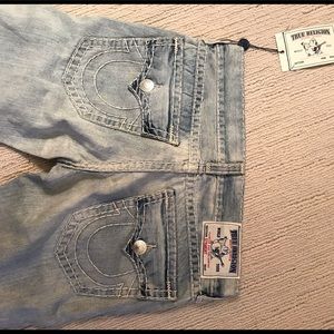 Brand new straight leg True Religion jeans
